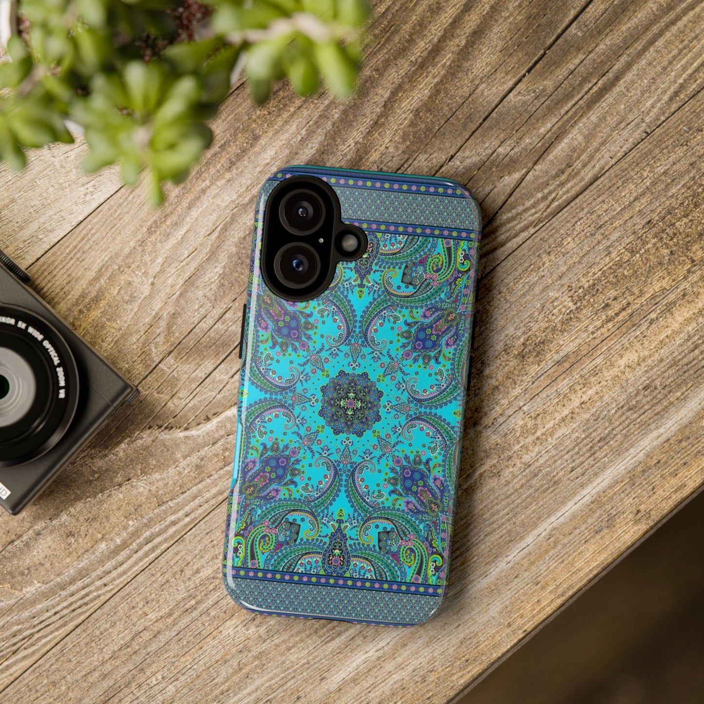 Turquoise Paisley Mandala